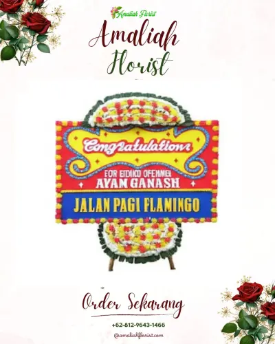 Bunga Papan Congratulation di Bedana